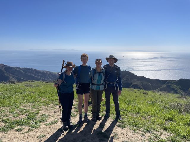 L-R: Kathy, Katie, Sophia & Ben.